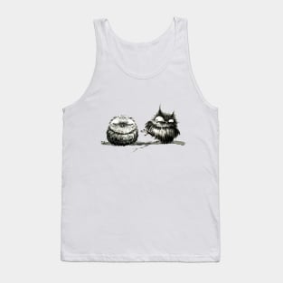 Cute cartoon owls Tank Top
